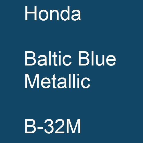 Honda, Baltic Blue Metallic, B-32M.